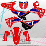 Honda CRF 450R 2025 CRF 250R 2025 sada samolep (speciální tisk, chromová zlatá)