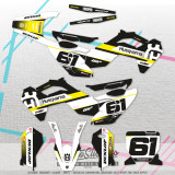 sada samolep Husqvarna TC50 2024-2025 vlastní grafika