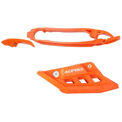 vodítko řetězu sada ACERBIS pro KTM SX85 25-26, HUSQVARNA TC85 25-26, GAS GAS MC85 25-26 oranž