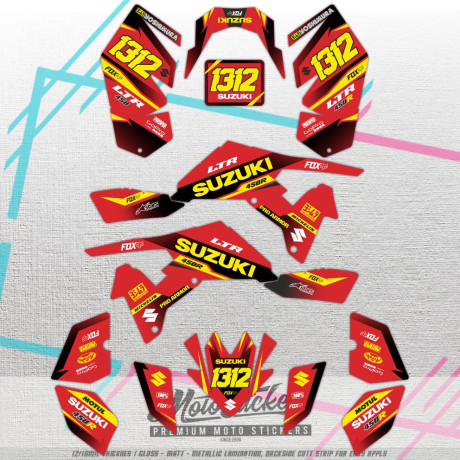 Suzuki LTR 450 STICKERS SET 0015