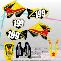 Suzuki RM 125-250 01-12 Travis Pastrana replika sada samolep