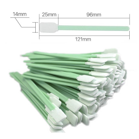 50Pcs Cleaning Swabs Swab Sponge Stick For Format Inkjet Printer