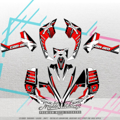 Can-Am RENEGADE 800 sada samolep