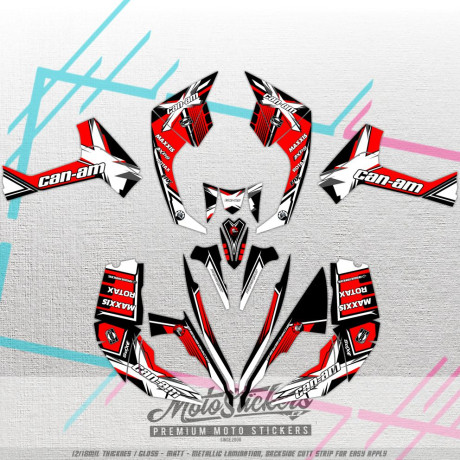 Can-Am RENEGADE 800 sada samolep