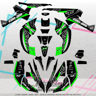 Can-Am RENEGADE 1000 XXC sada samolep