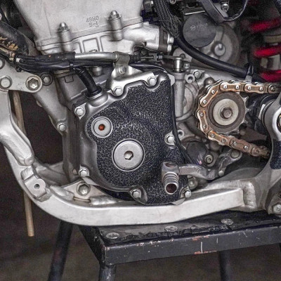 Protective stickers for Suzuki RM-Z RMZ 250 2010-2018 (alternator, clutch)