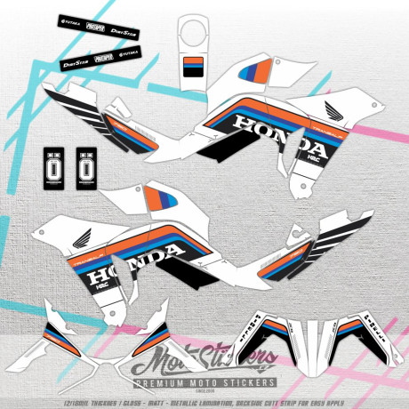 HONDA XL 750 TRANSALP 2023-2024 custom stickers kit