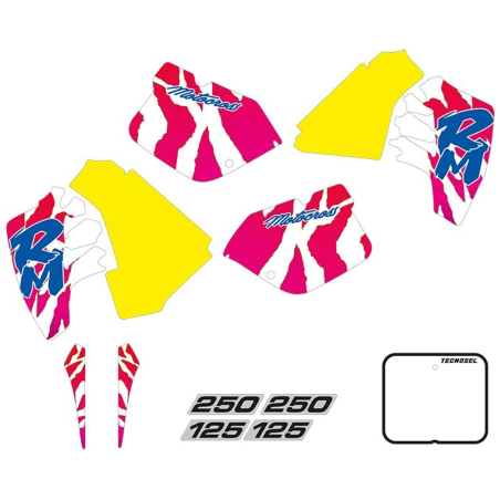 sada polepů RM125/250 89-92 Suzuki original 92