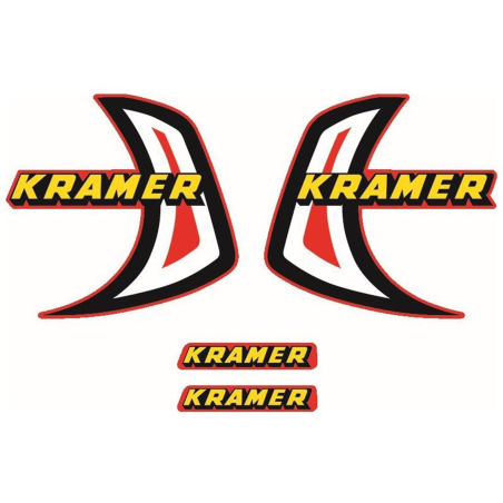sada polepů Kramer ER 1981 červená