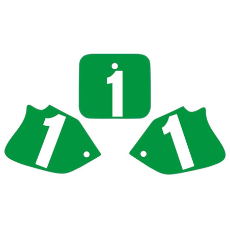 sada polepů tabulek Honda CR 93-94 zelená