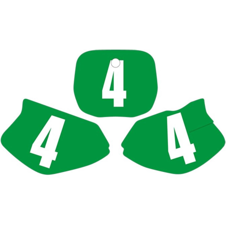 sada polepů tabulek YZ 93-95 zelená