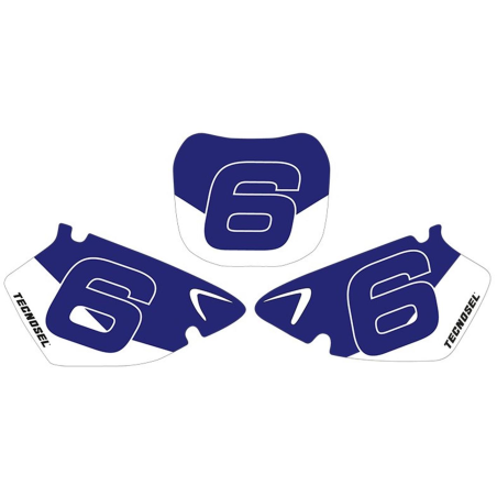 sada polepů tabulek YZ 96-99 bílá