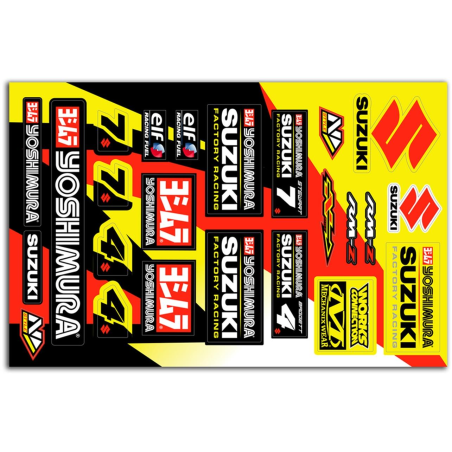 sada samolepek Suzuki