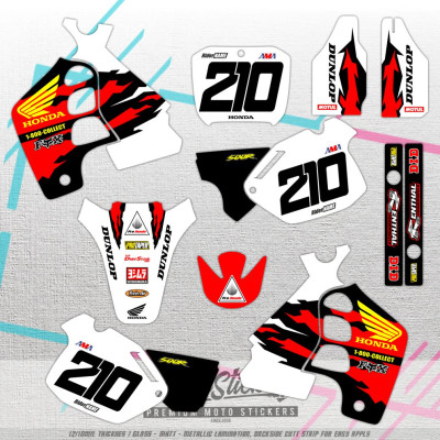 HONDA CR 500 vlastní sada samolep