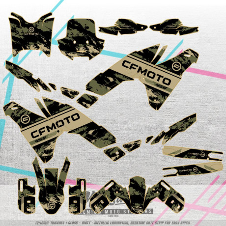 CFMOTO 450 MT 2024-2025 sada samolep 12