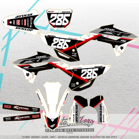 Honda CRF 450R 2021-2024 CRF 250R 2022-2024  sada samolep