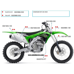 Acerbis plastový full kit KXF 250 18/20 replica 18