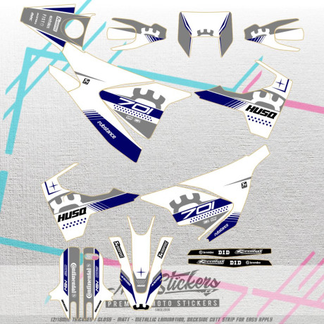 HUSQVARNA 701 2017-2020 custom stickers set