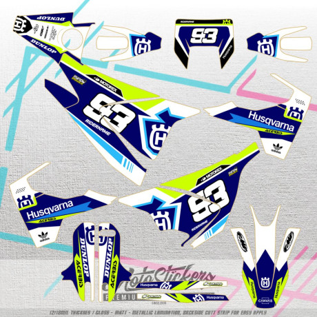 HUSQVARNA 701 2017-2020 custom stickers set