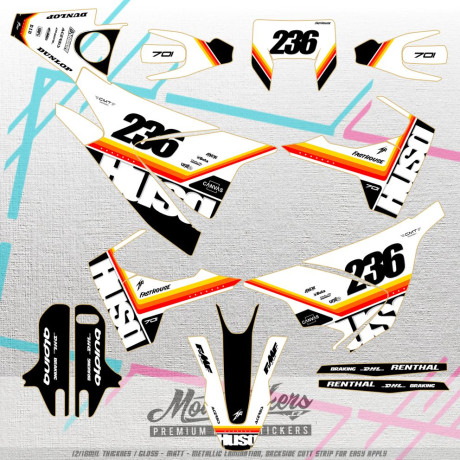 HUSQVARNA 701 2017-2020 custom stickers set