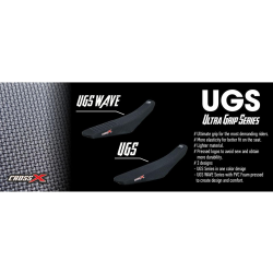 potah sedla UGS WAVE YZ 125/250 22/24 černomodrý
