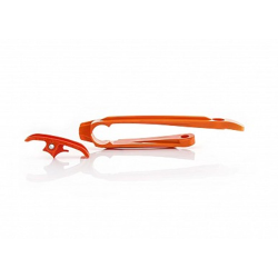 Acerbis vodítko řetězu kyvka (přední) včetně vložky vodítka (lízátko) EXC/EXC-F  17/23 oranž