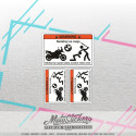Do not touch BMW printed sticker with lamination 3pcs