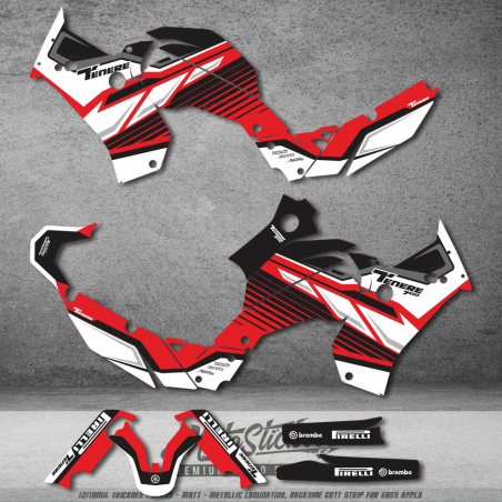 Yamaha Tenere červená standard