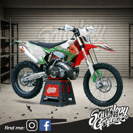 Gas Gas EC 2018 custom stickers kit