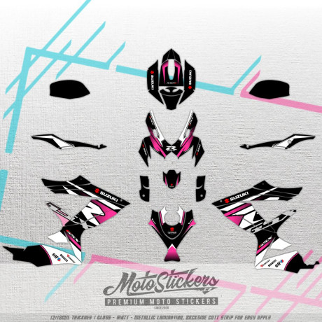copy of Suzuki GSX-R 1000 custom stickers set
