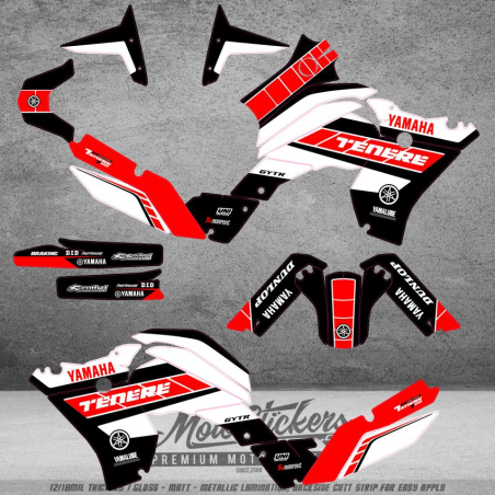 Yamaha Tenere 700 sticker set pattern 2