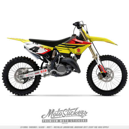 stickers set  Suzuki Suzuki RM 125-250 01-12 restyle plastic Ricky Carmichael replica