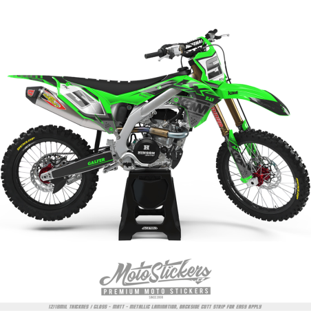 copy of Kawasaki KXF KX450F 2019-2023 KX250F 2021-2024 stickers kit graphic