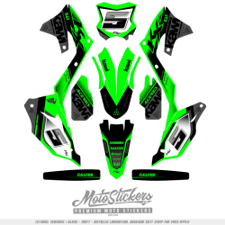 copy of Kawasaki KXF KX450F 2019-2023 KX250F 2021-2024 stickers kit graphic