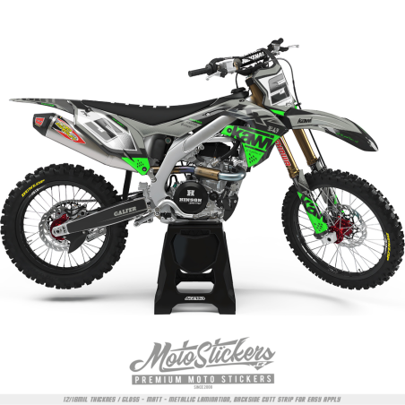 Kawasaki KXF KX450F 2019-2023 KX250F 2021-2024 kompletní samolepky