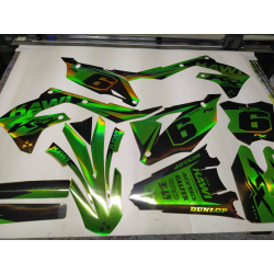 Kawasaki KXF KX450F 2019-2023 KX250F 2021-2024 stickers kit graphic