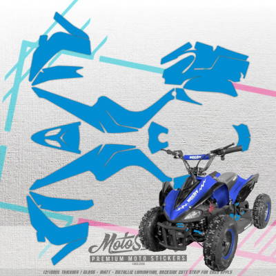 Hecht 54800 small quad vector Graphics MX Template 1:1