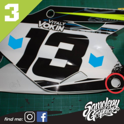 Hecht 54800 small quad custom stickers kit graphic