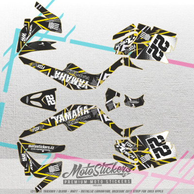 Hecht 54800 malá čtyřkolka (sedí i na jiné typy) kompletní sada samolep