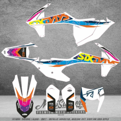 KTM EXC XC XCF 2017 2018 2019 stickers kit graphic