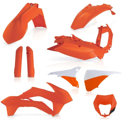 ACERBIS plastový full kit KTM EXC/EXCF 2016 oranž