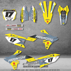 stickers set Suzuki RMZ 450 2018-2025 RMZ 250 2019-2025 Ken Roczen replica