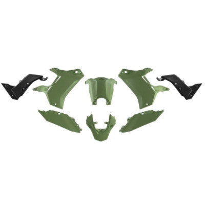 T7 Revolution sada plastů pasuje na Yamaha Tenere 700 19-24 zelená