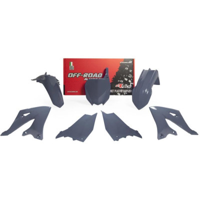 sada plastů 5 dílů YZ125/250 22/24 šedá