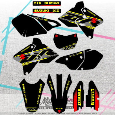 Suzuki DRZ 400 vlastní sada samolep 10
