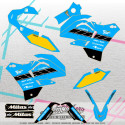 Yamaha Tenere 700 sticker set for Rtech plastic parts pattern x25 with mx fender