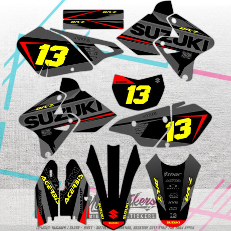 Suzuki DRZ 400 vlastní sada samolep 11