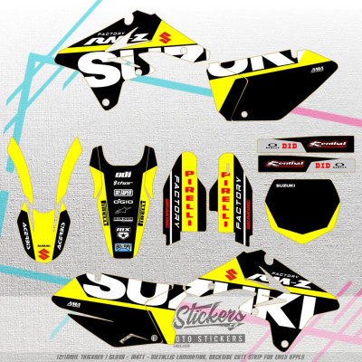 SUZUKI RMZ RM-Z 250 2008-2017 vlastní sada samolep