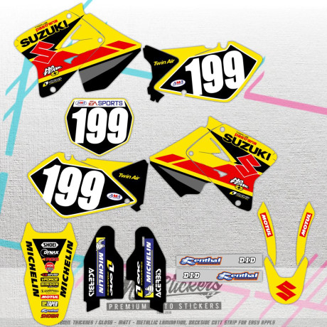 Suzuki RM 125-250 01-12 Travis Pastrana tvarové šablony 1:1 pdf