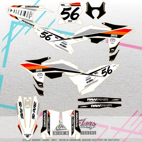 copy of KTM SX / SXF / XC / XCF 2023-2024 & EXC-F / XCF-W /XC-W 2024-2025 stickers kit graphic